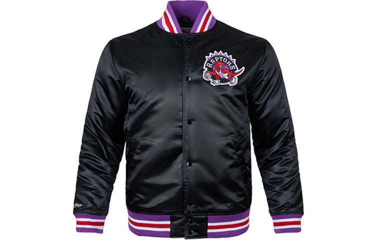 Mitchell Ness Mitchell Ness Jackets Men's Black Stand Collar Moderate Other