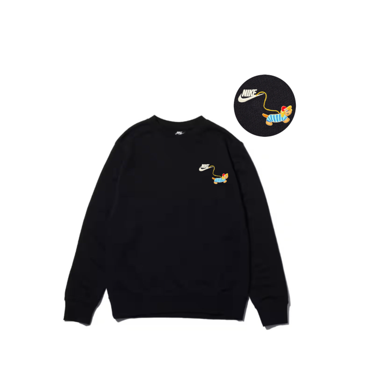 Nike Nike Sweatshirts Unisex Black Crew Neck Moderate Regular