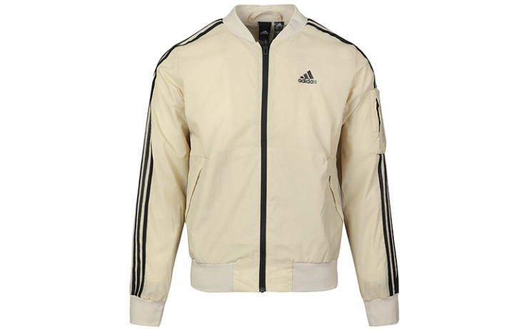 Adidas Adidas Jackets Men's Beige Baseball Collar Moderate Other