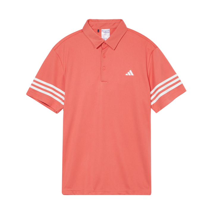 Adidas Adidas SS24 CORE 3STRP Polo Shirt Men's Light Scarlet