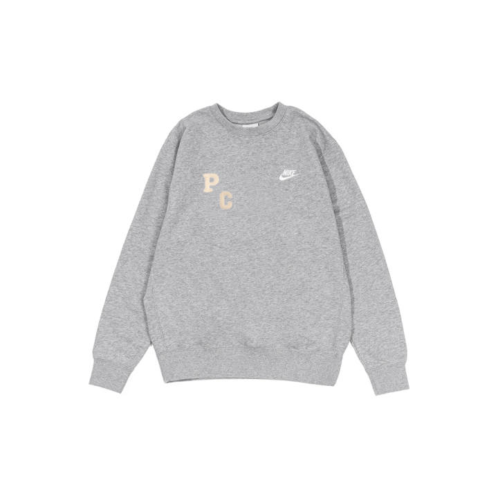 Nike Nike Sweatshirts Men's Gray Crew Neck Moderate Regular