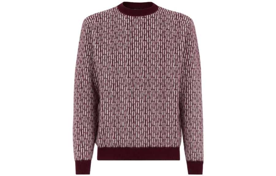 FENDI Sweaters Men's Red Crew Neck Moderate Other