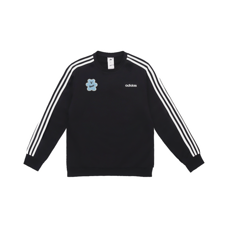 Adidas Adidas Sweatshirts Men's Black Crew Neck Moderate