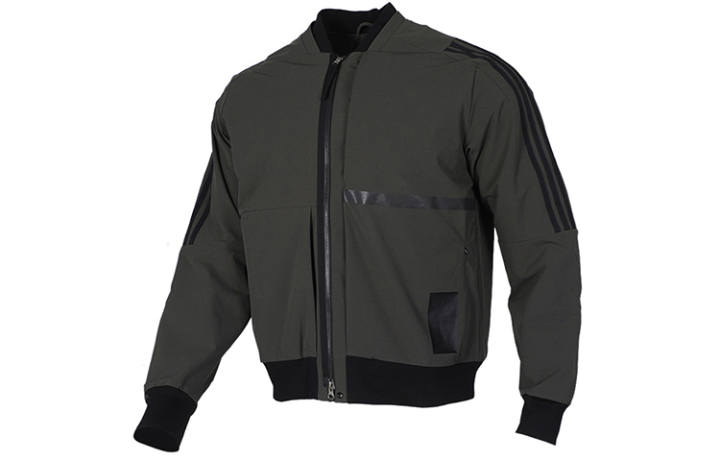 Adidas Adidas Jackets Men's Green Baseball Collar Thickened Other