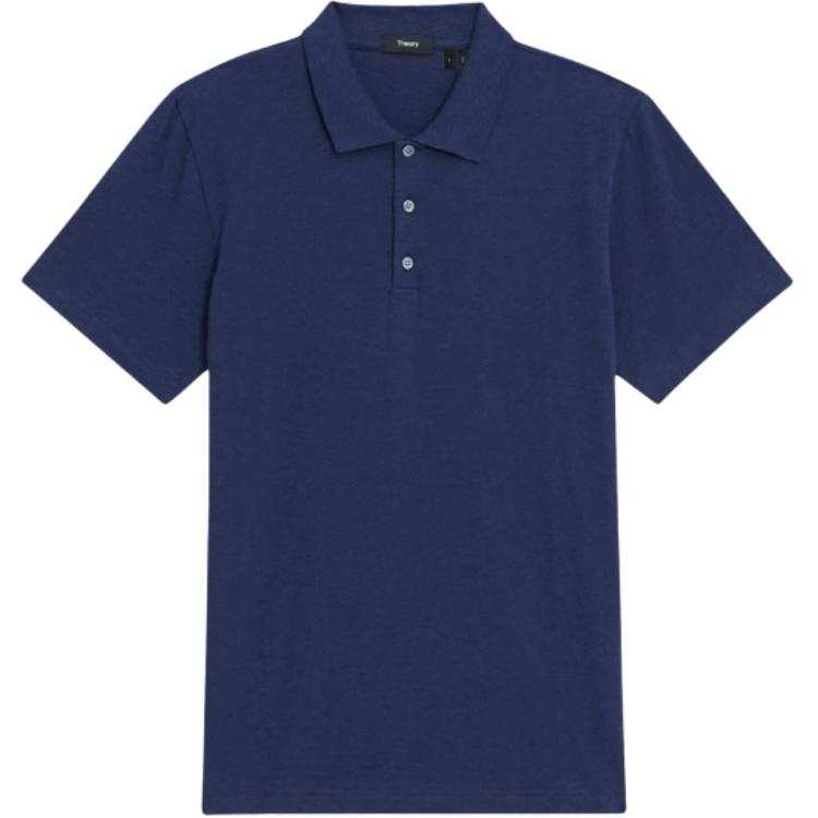 THEORY Polo Shirt Men's Sea Blue