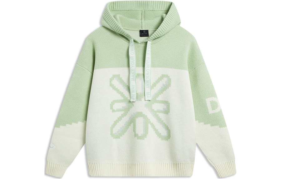 Li-Ning Li Ning Knitwear Unisex Ivory Hooded Moderate Other