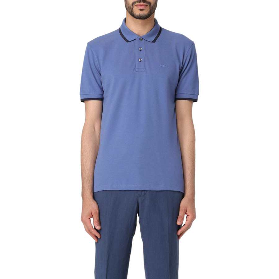 HUGO BOSS Polo Shirt Men's Blue