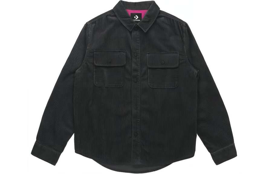 Converse Converse Jackets Men's Black Lapel Moderate Other