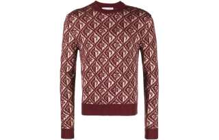 Marine Serre Moon Diamant Jacquard Crewneck Jumper