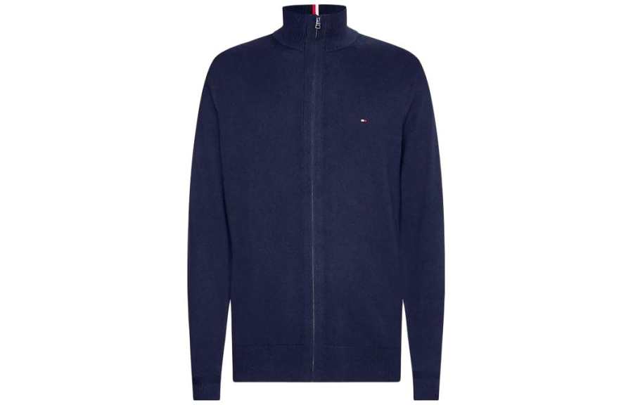 Tommy Hilfiger Cashmere Sweater Men's Marine Blue