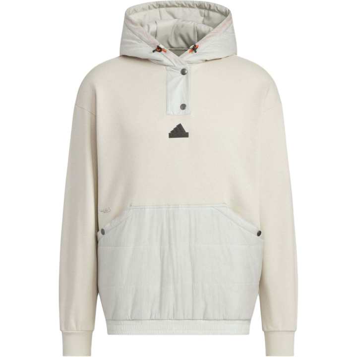 Adidas Adidas FW24 TECH WARM MIX TOP Sweatshirt Unisex Light Sesame Earth Gray