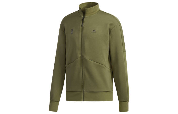 Adidas Adidas Jackets Men's Basic Green Stand Collar Moderate Instructor
