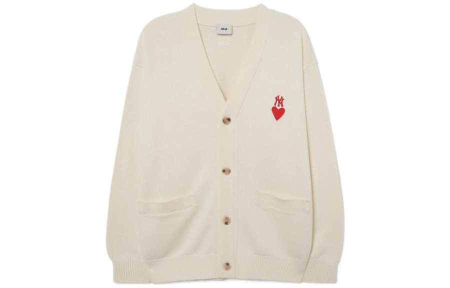 MLB New York Yankees Knitwear Unisex Milk White