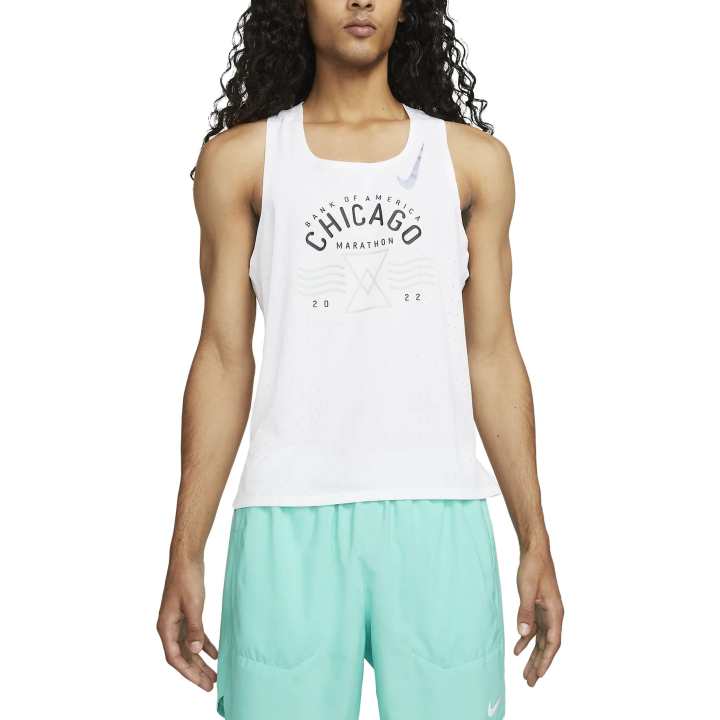 Nike Nike Tank Tops Men's White Crew Neck Moderate Other