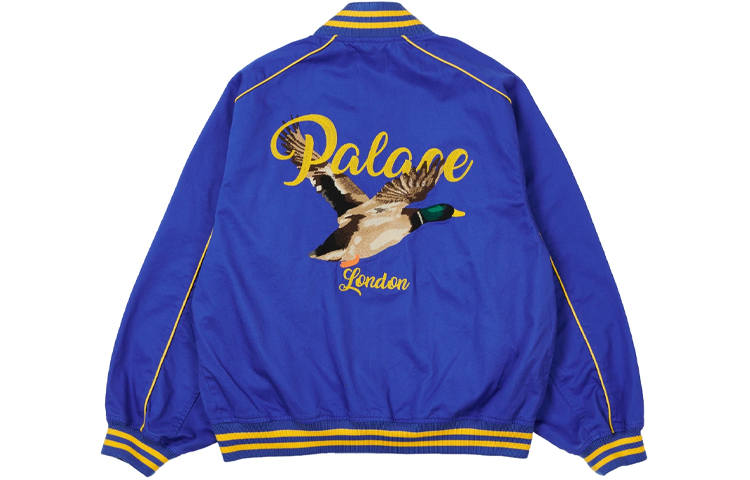 PALACE PALACE Jackets Unisex Blue Baseball Collar Moderate Other