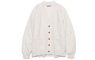 Nanamica Knitwear Men's Stones V Neck Moderate Cardigan