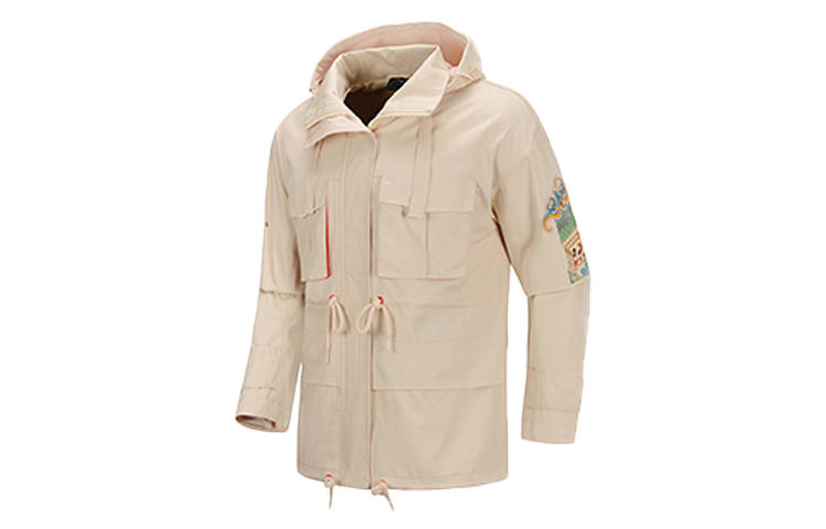 Li-Ning Li Ning X Disney Jackets Men's Cassava Apricot Hooded Moderate