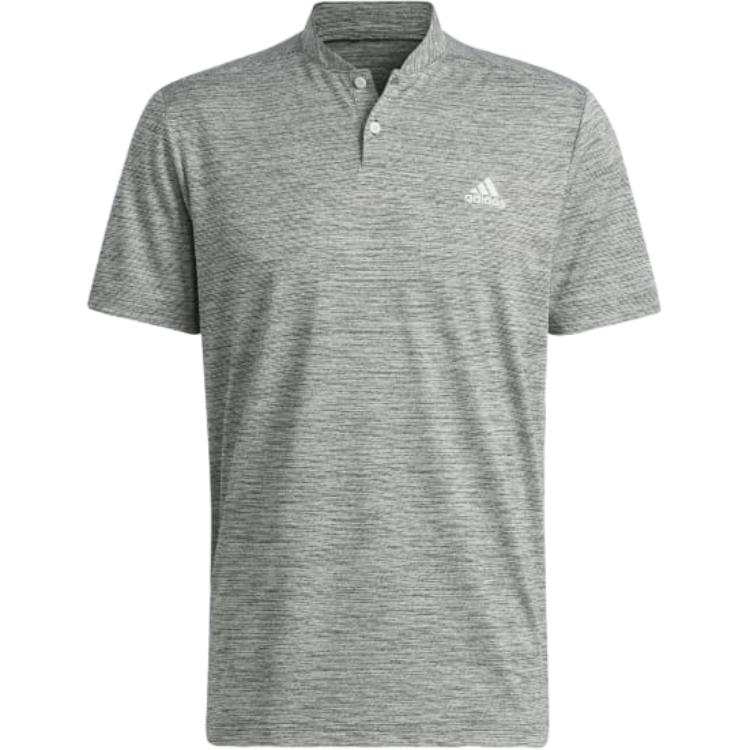 Adidas Adidas TEXTURED STRIPE GOLF POLO SHIRT Polo Shirt Men's Gray