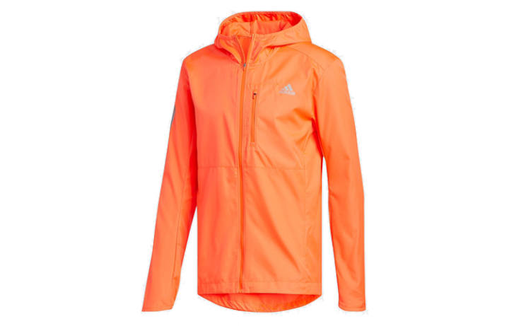 Adidas Adidas Jackets Men's Orange Red Hooded Moderate Pilot