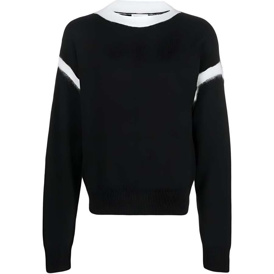 SAINT LAURENT Crewneck Long Sleeved Knitted Jumper