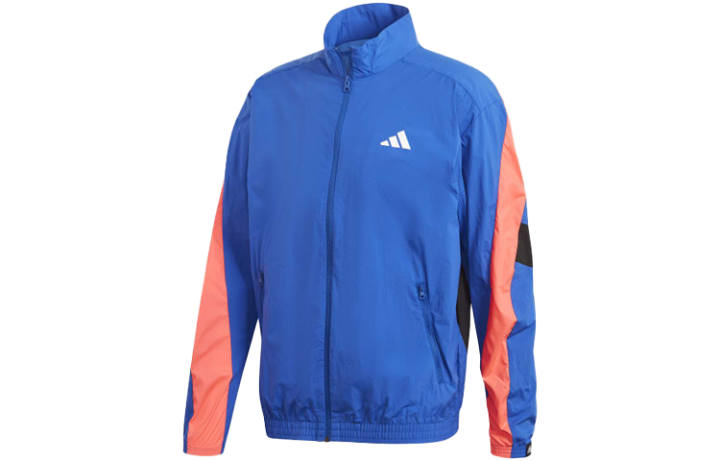Adidas Adidas Jackets Men's Blue Stand Collar Moderate Other