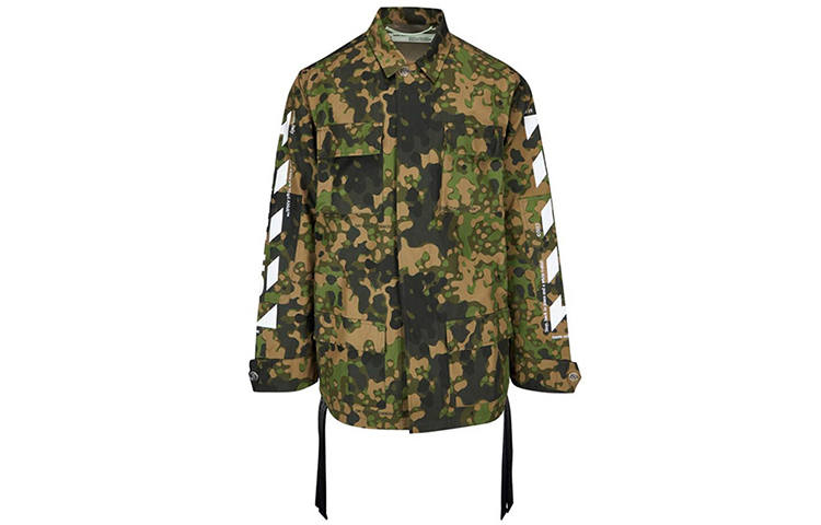 OFF-WHITE OFF WHITE Camoflauge Diag Field Jacket