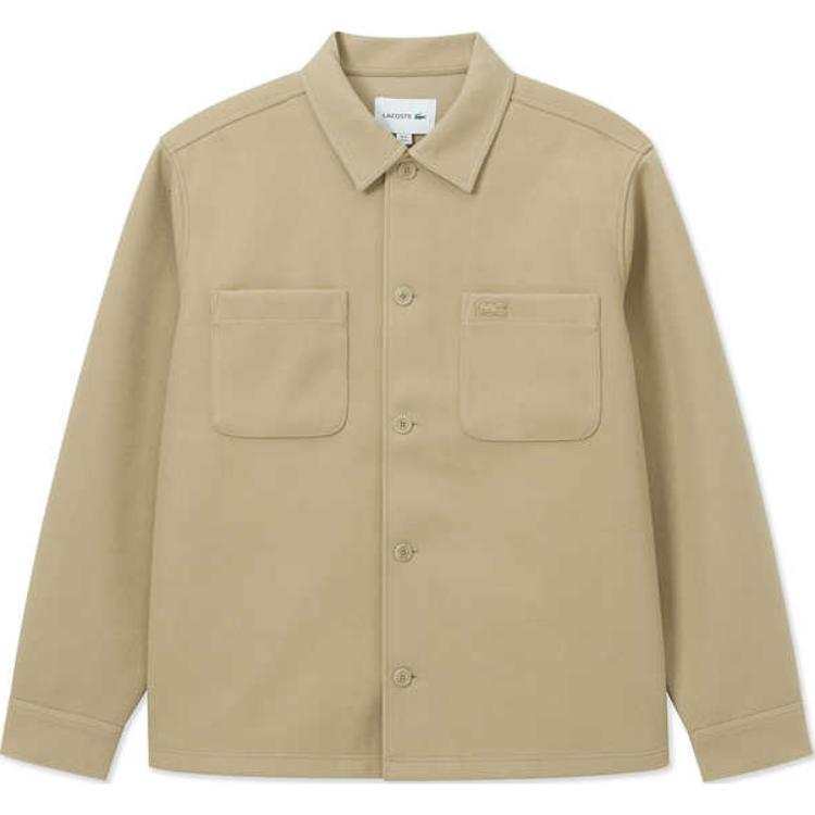LACOSTE LACOSTE Shirt Unisex Milk Coffee
