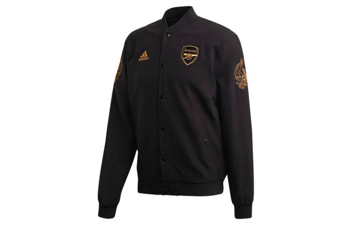 Adidas Adidas Arsenal Jackets Men's Black Baseball Collar Moderate Other