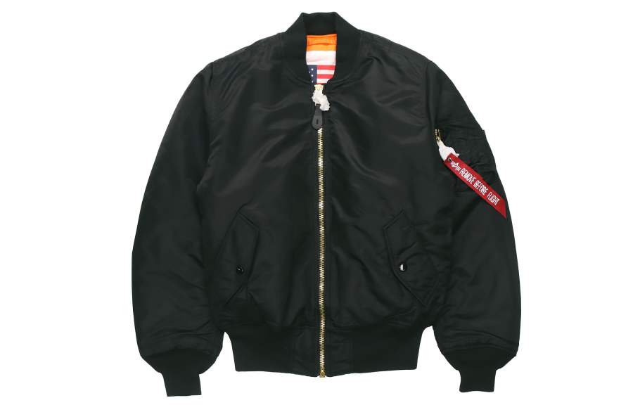 Alpha Industries x Alpha Industries No War MA-1 zip print jacket