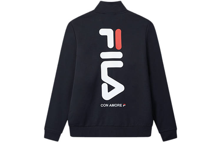 FILA Jackets Men's Legend Blue Stand Collar Moderate Other