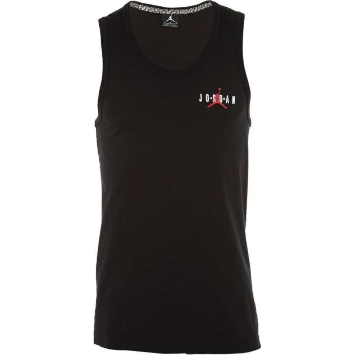 Jordan Jordan Tank Tops Men's Black Crew Neck Moderate Other