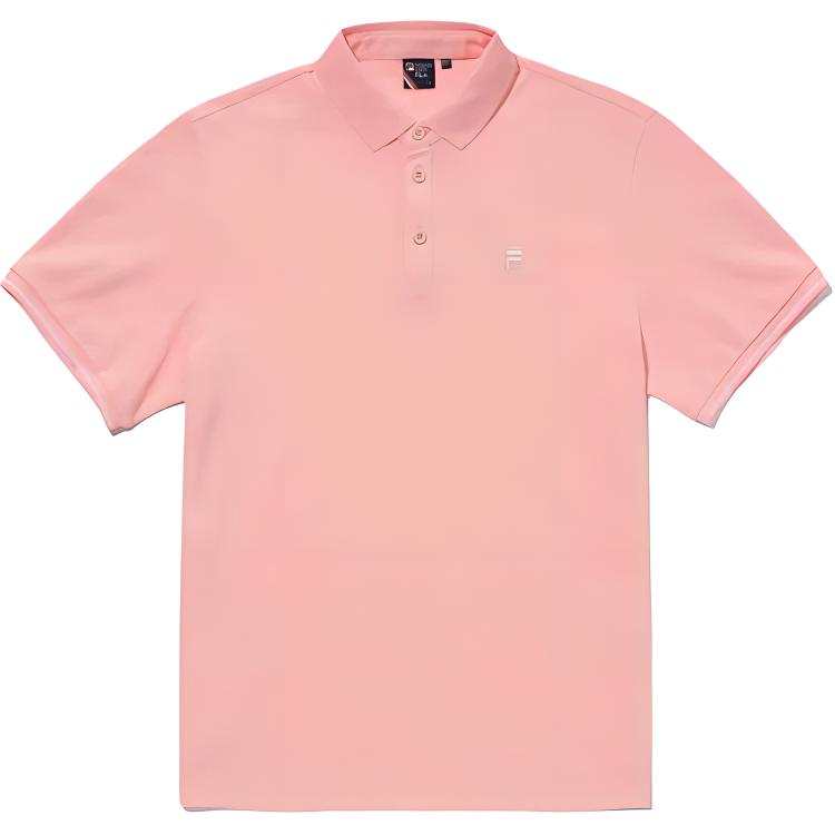 FILA Polo Shirts Unisex Pink Moderate Straight Fit