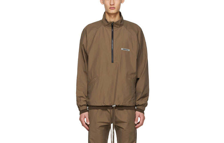 Fear Of God Essentials X Ssense Half Zip Track Jacket
