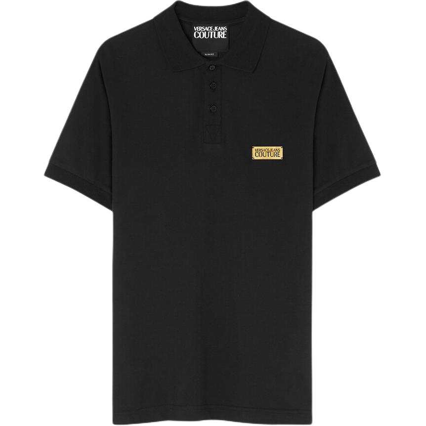 VERSACE JEANS COUTURE Logo plaque Polo Shirt