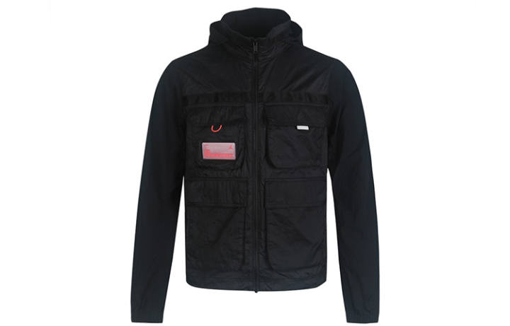 Jordan Jordan Jackets Men's Black Hooded Moderate