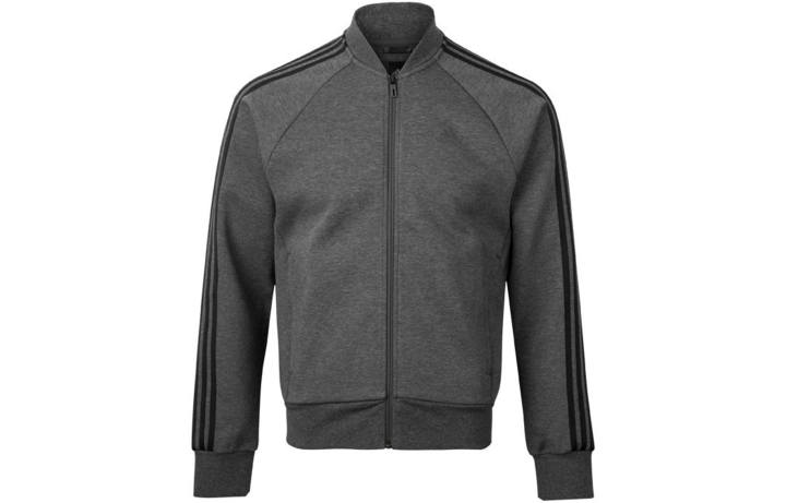 Adidas Adidas Jackets Men's Dark Heather Gray Baseball Collar Moderate Other