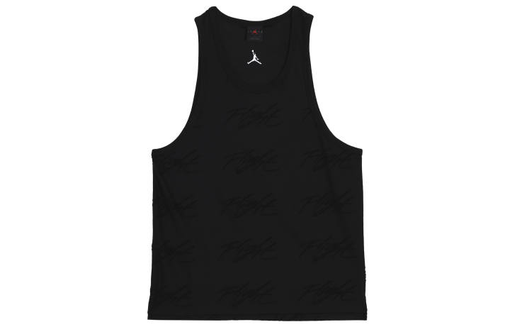 Jordan Jordan Tank Tops Men's Black Crew Neck Moderate Straight Fit