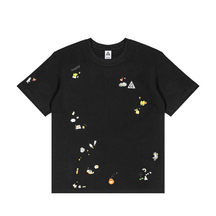 Nike Nike T Shirts Unisex Black Crew Neck Moderate