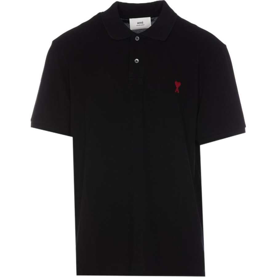 AMIPARIS Polo Shirt Men's Black