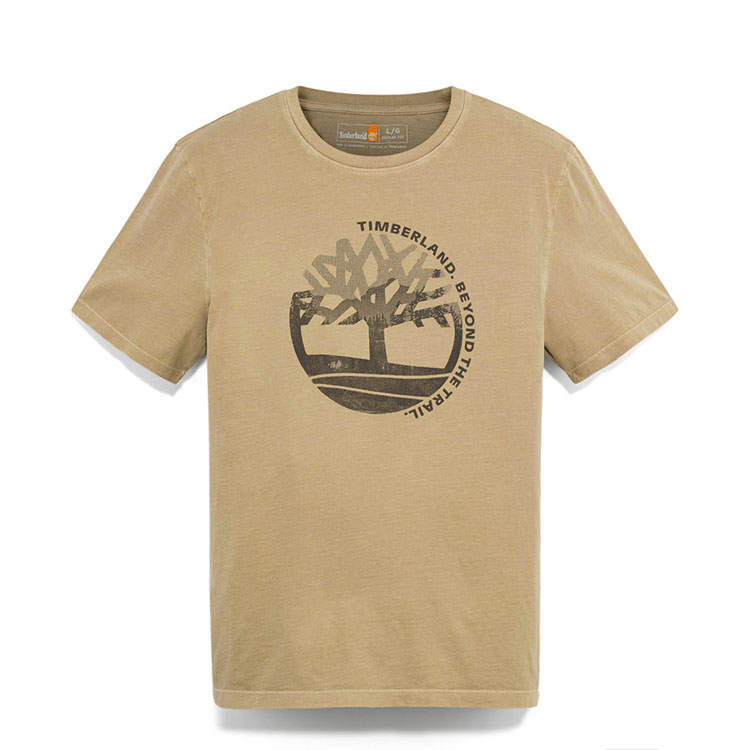 Timberland T Shirt Men's Liquorice Yellow