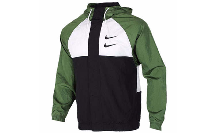 Nike Nike Jackets Men's Green Hooded Moderate Other