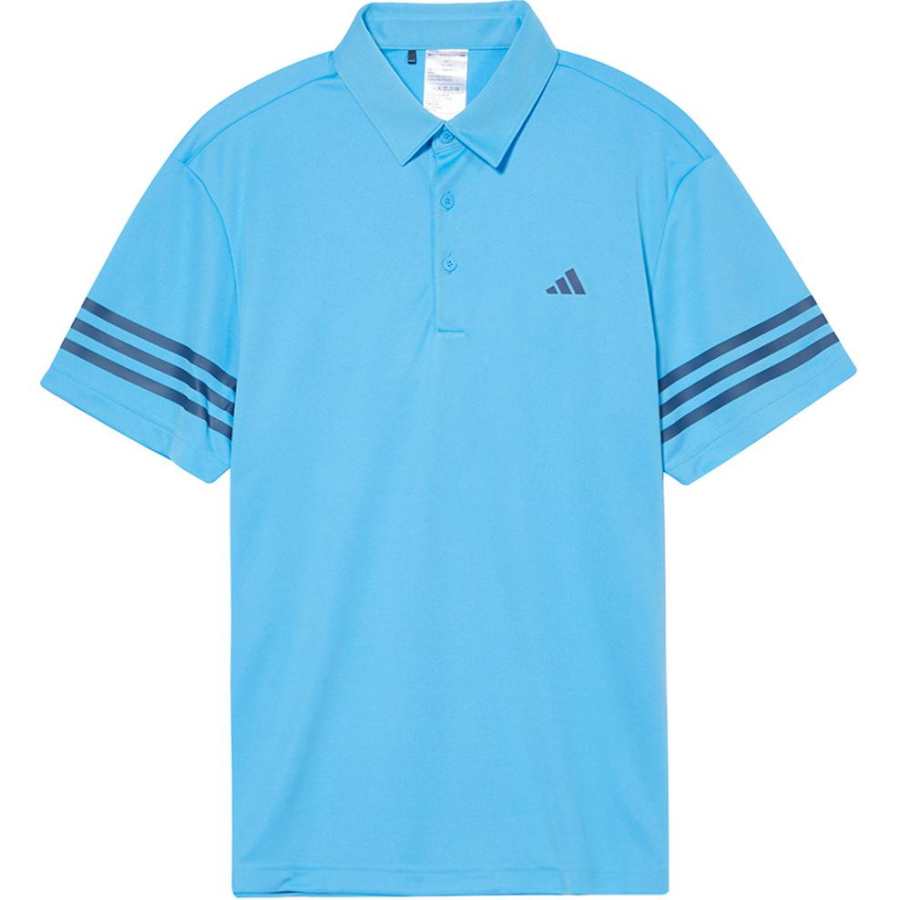 Adidas Adidas Polo Shirts Men's Blue Polo Collar Moderate Straight Fit