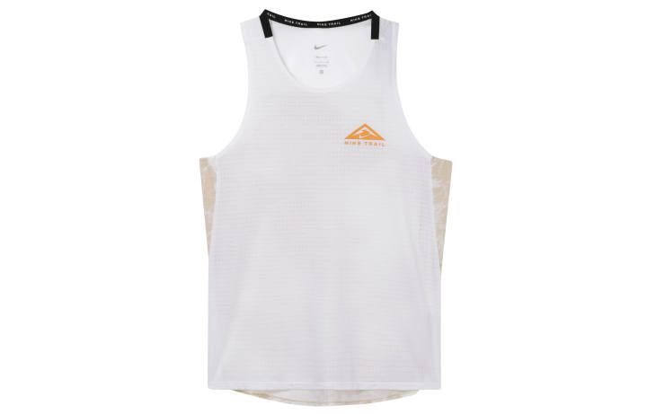 Nike Nike Tank Tops Men's White Crew Neck Thin Racerback