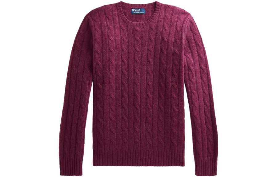 Polo Ralph Lauren Cashmere Sweater Men's Fuchsia