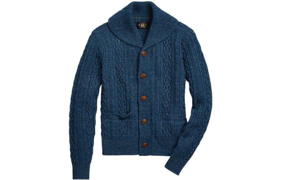 Double RL Knitwear Men's Marine Blue