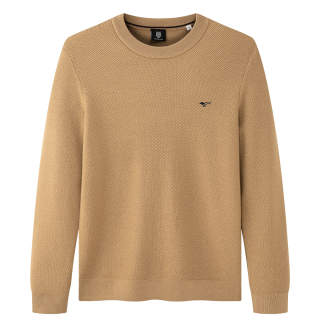 SEPTWOLVES Sweaters Men's Crew Neck Moderate A Line