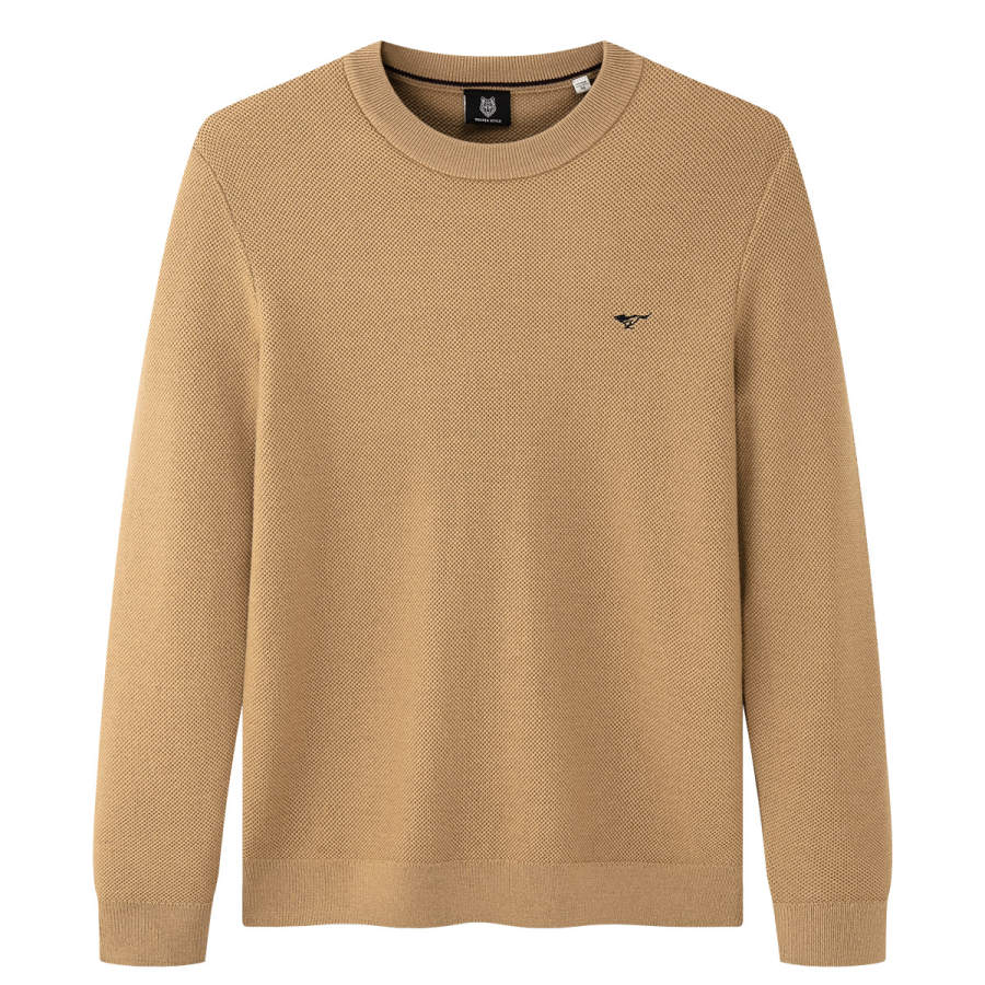 SEPTWOLVES SEPTWOLVES Sweaters Men's Crew Neck Moderate A Line