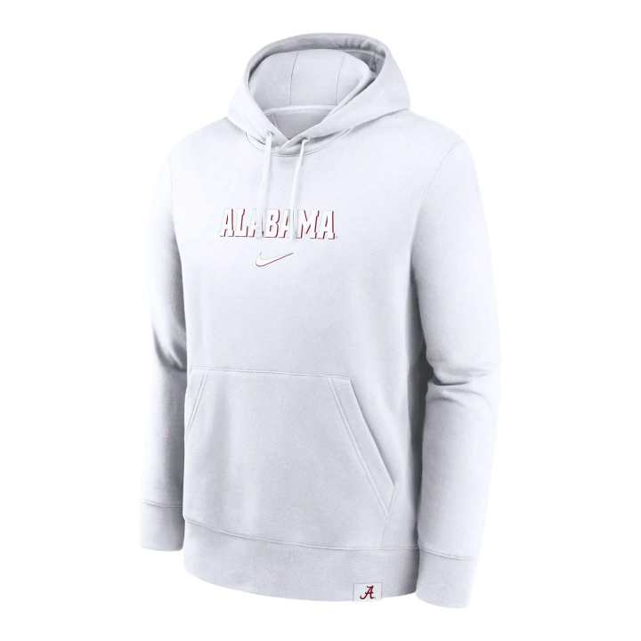 Nike Nike Alabama Crimson Tide Statement Wordmark Lockup Heavyweight Men's Nike College Pullover Hoodie