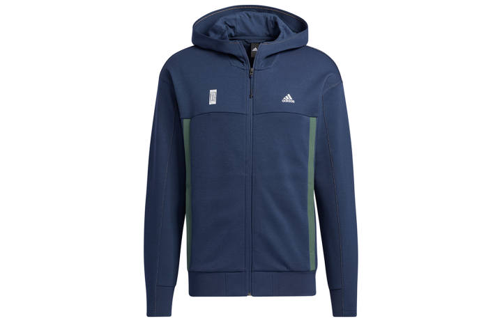 Adidas Adidas Jackets Men's Navy Blue Hooded Moderate Other
