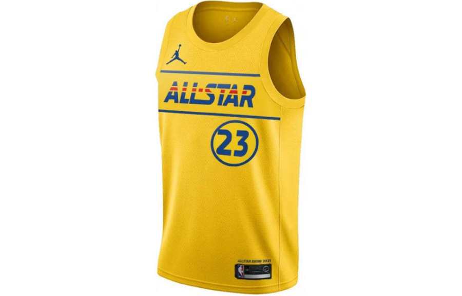 Jordan Jordan Tank Tops Men's Yellow Crew Neck Moderate Other